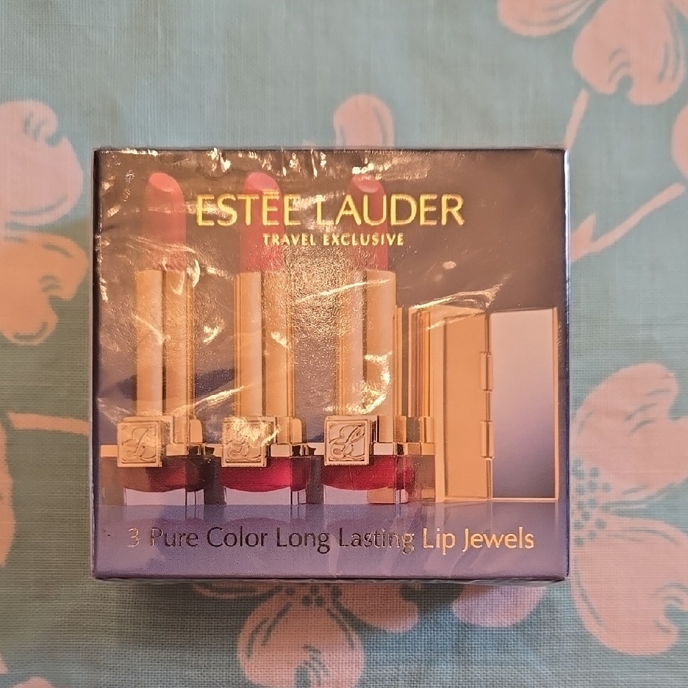 Estee Lauder Pure Color Long Lasting Lip Jewels Set - In Red and Pink Hues